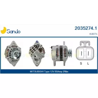 Alternateur SANDO 2035274.1