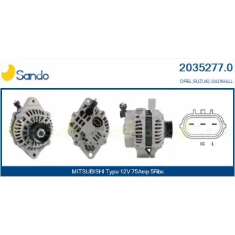 Alternateur SANDO 2035277.0