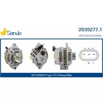 Alternateur SANDO 2035277.1