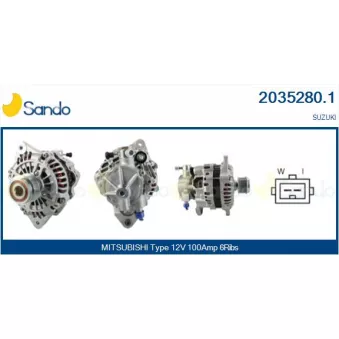 Alternateur SANDO 2035280.1