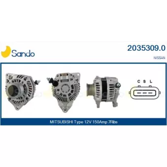 Alternateur SANDO 2035309.0