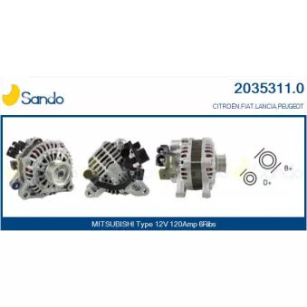 Alternateur SANDO 2035311.0