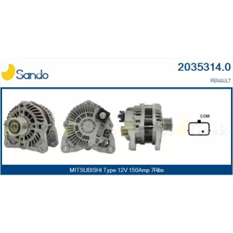 Alternateur SANDO 2035314.0