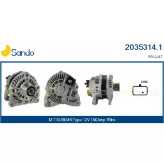 Alternateur SANDO 2035314.1