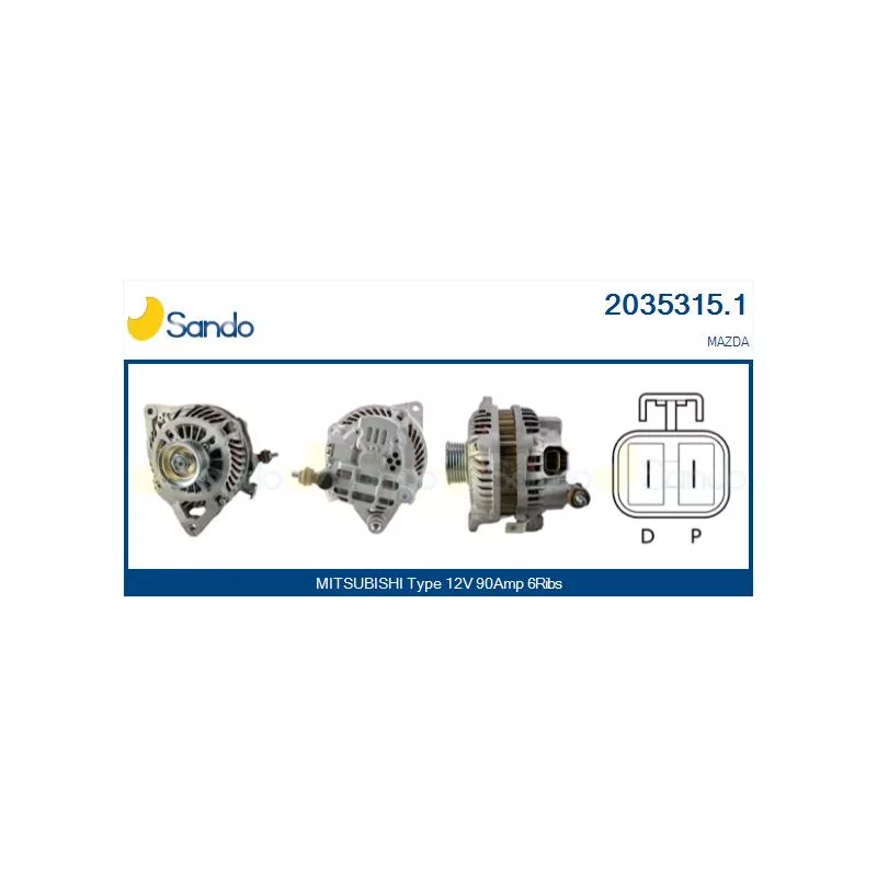 Alternateur SANDO 2035315.1