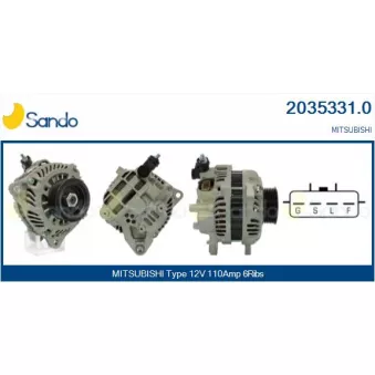 Alternateur SANDO 2035331.0