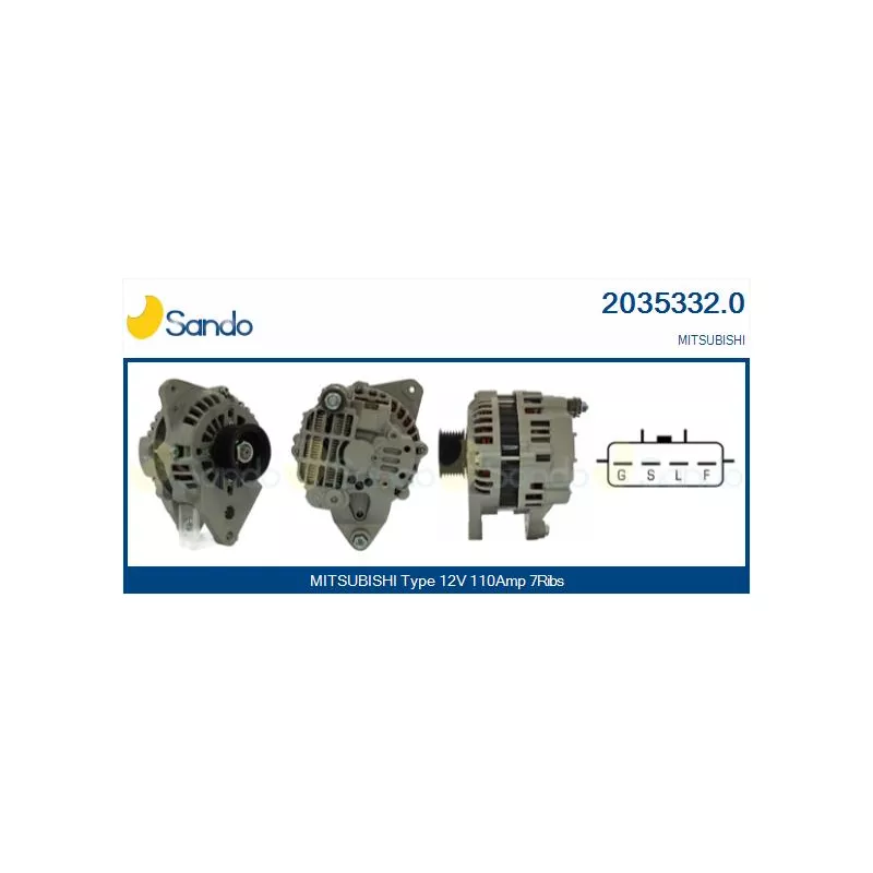 Alternateur SANDO 2035332.0
