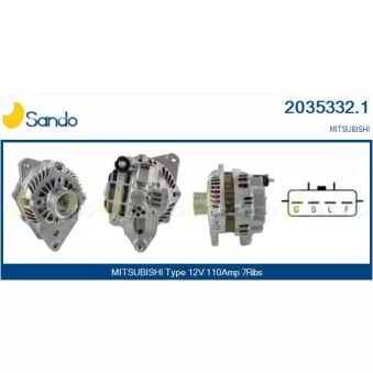 Alternateur SANDO 2035332.1
