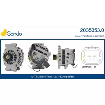 Alternateur SANDO 2035353.0