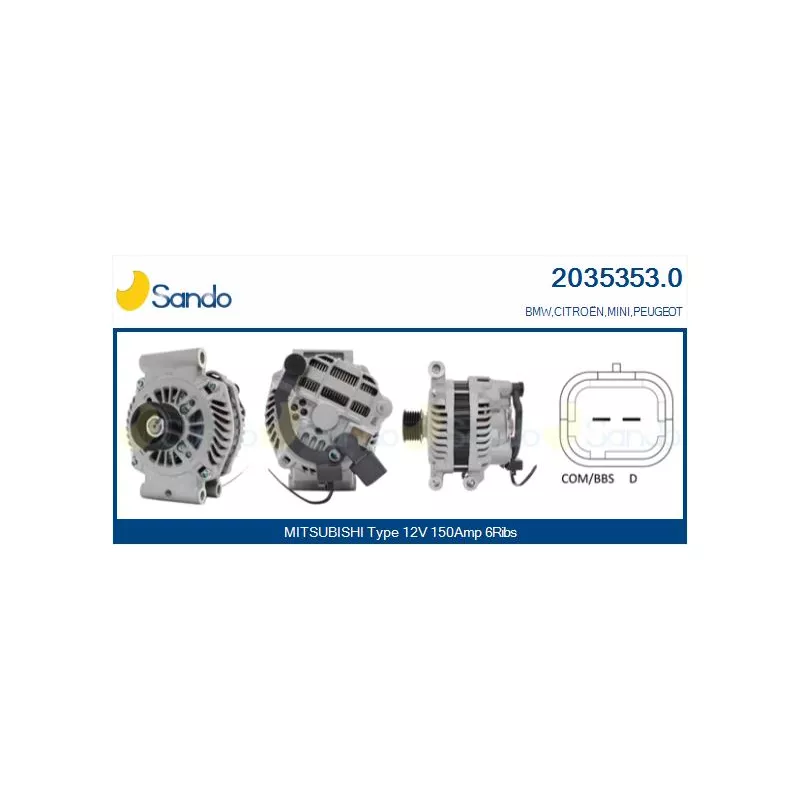 Alternateur SANDO 2035353.0