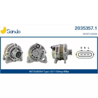 Alternateur SANDO 2035357.1