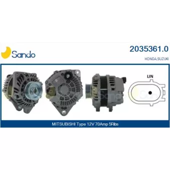 Alternateur SANDO 2035361.0