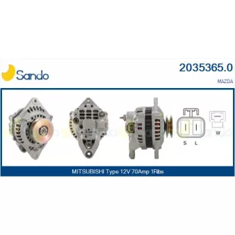 Alternateur SANDO 2035365.0