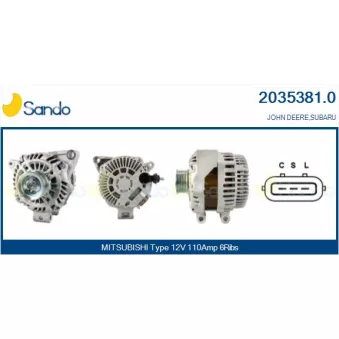 Alternateur SANDO 2035381.0