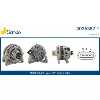 Alternateur SANDO 2035387.1