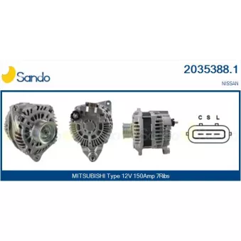 Alternateur SANDO 2035388.1