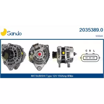Alternateur SANDO 2035389.0