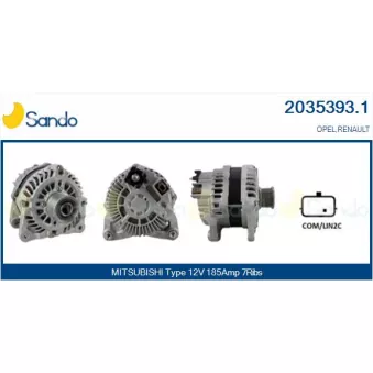 Alternateur SANDO 2035393.1