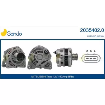 Alternateur SANDO 2035402.0