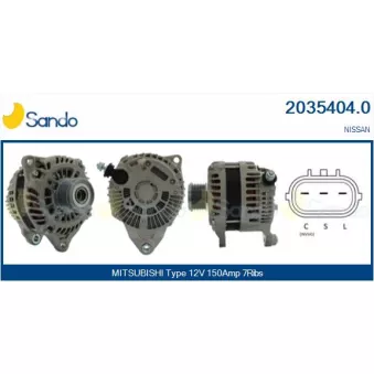 Alternateur SANDO 2035404.0