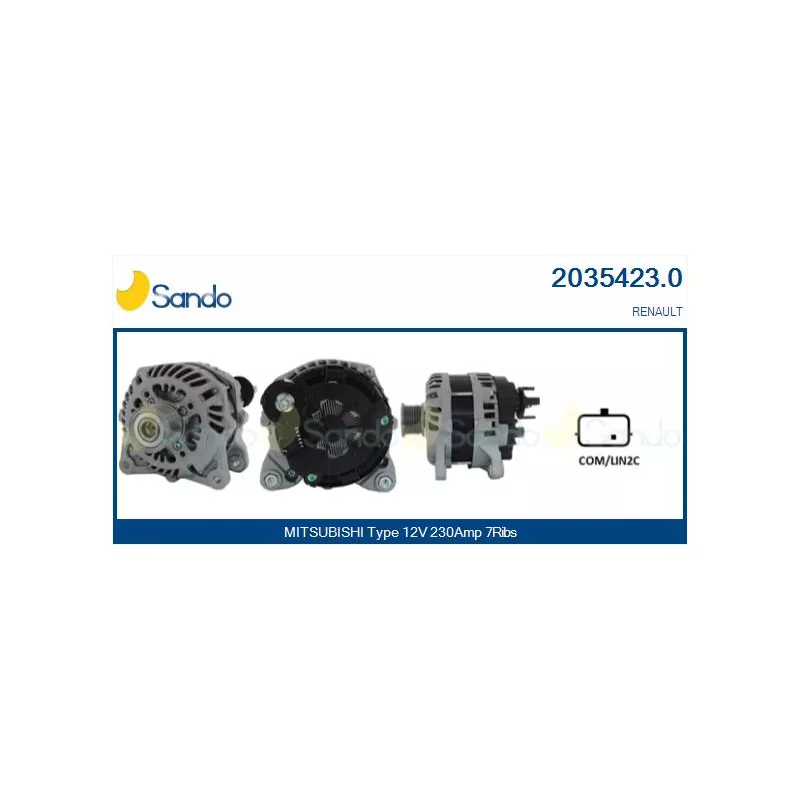Alternateur SANDO 2035423.0
