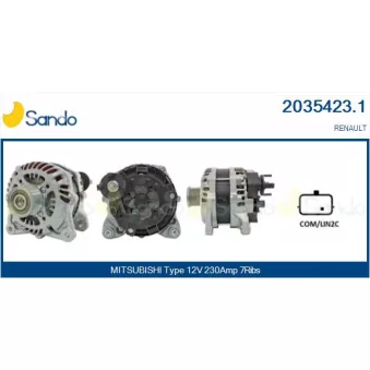 Alternateur SANDO 2035423.1