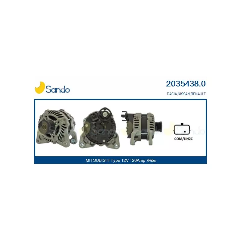 Alternateur SANDO 2035438.0