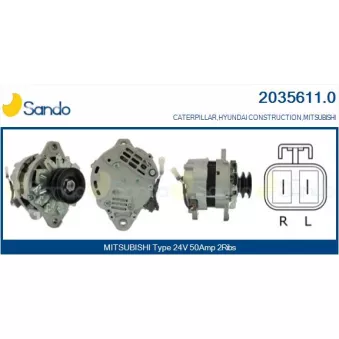 Alternateur SANDO 2035611.0