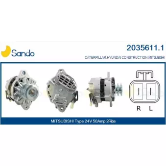 Alternateur SANDO 2035611.1