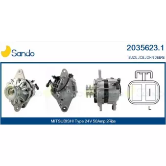 Alternateur SANDO 2035623.1