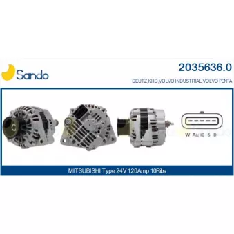 Alternateur SANDO 2035636.0