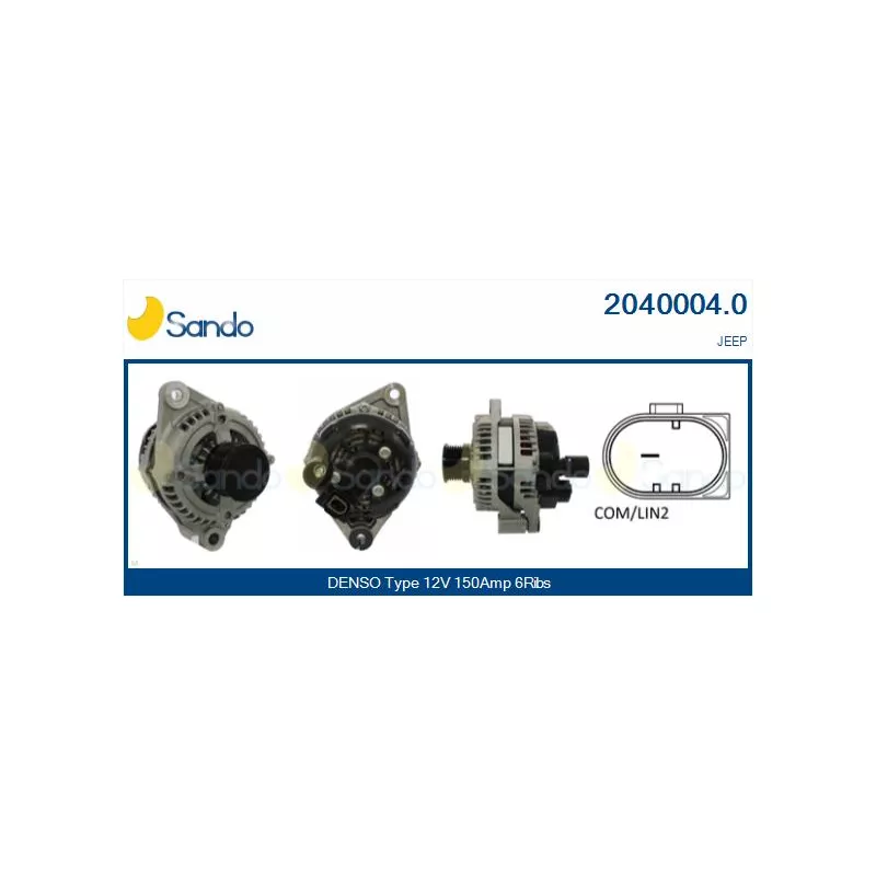 Alternateur SANDO 2040004.0