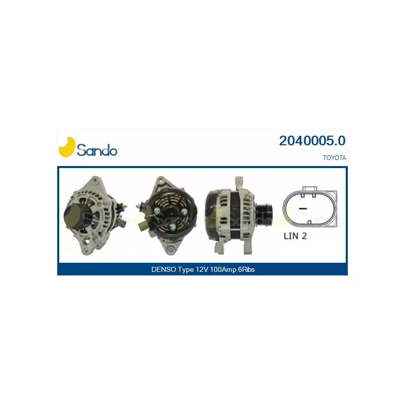 Alternateur SANDO 2040005.0