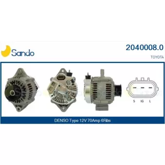 Alternateur SANDO 2040008.0