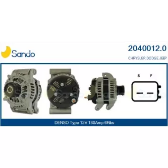 Alternateur SANDO 2040012.0