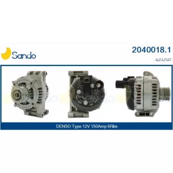 Alternateur SANDO 2040018.1