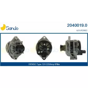 Alternateur SANDO 2040019.0