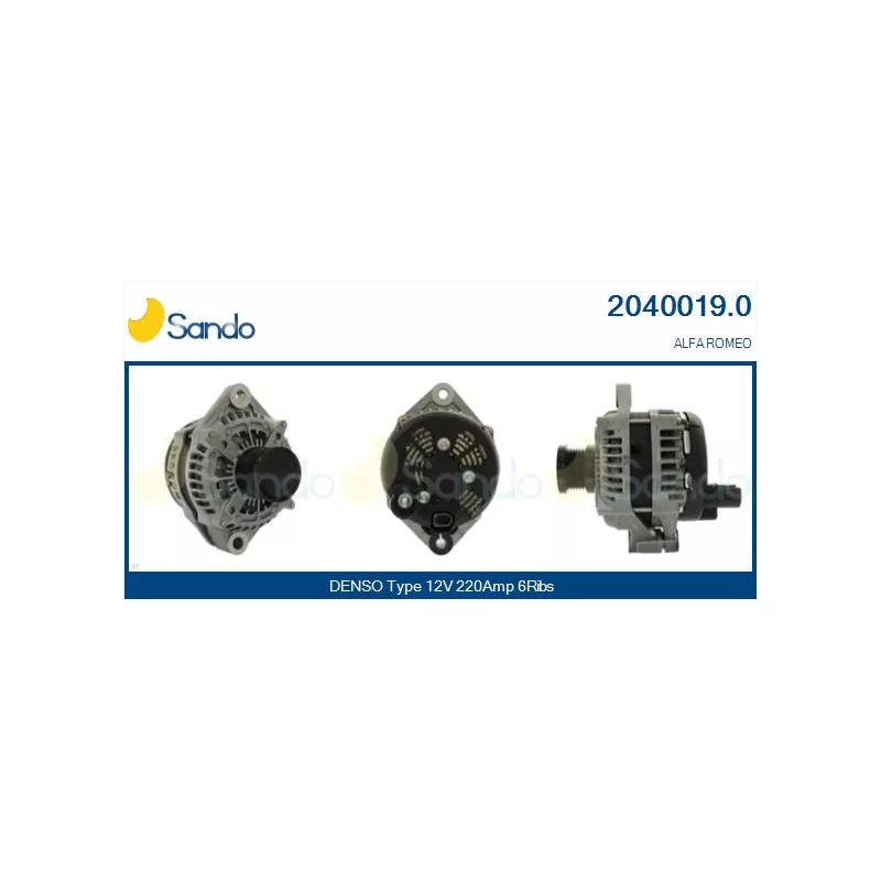 Alternateur SANDO 2040019.0