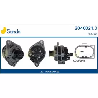 Alternateur SANDO 2040021.0