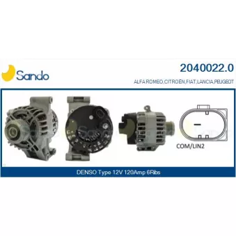 Alternateur SANDO 2040022.0