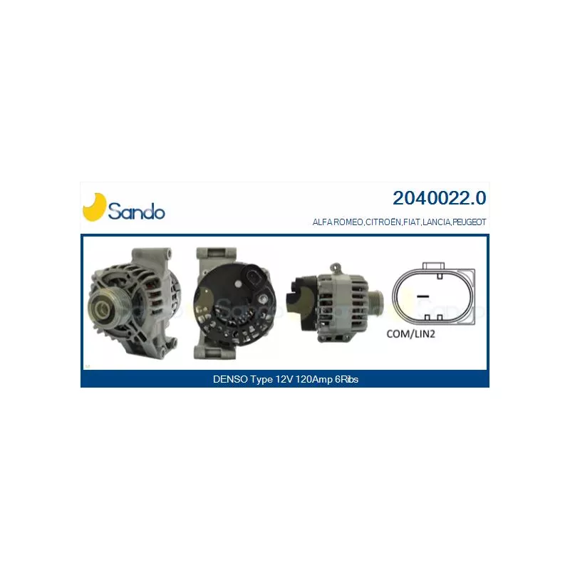 Alternateur SANDO 2040022.0