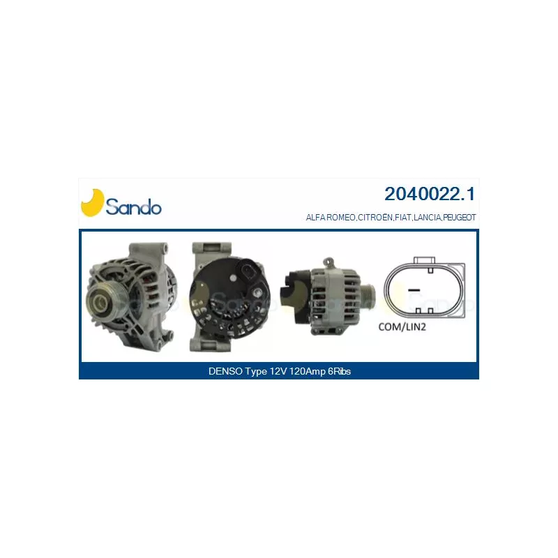 Alternateur SANDO 2040022.1