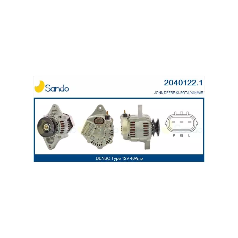 Alternateur SANDO 2040122.1
