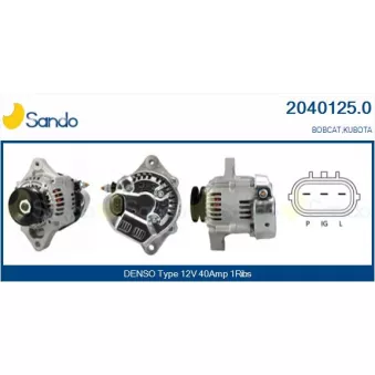 Alternateur SANDO 2040125.0