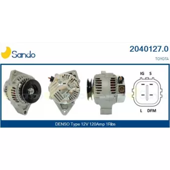 Alternateur SANDO 2040127.0
