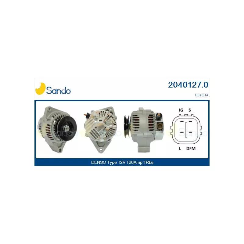 Alternateur SANDO 2040127.0