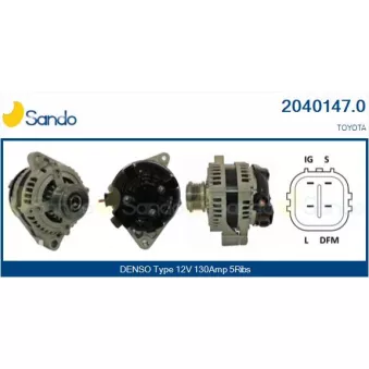 Alternateur SANDO 2040147.0