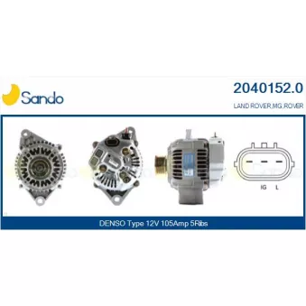 Alternateur SANDO 2040152.0