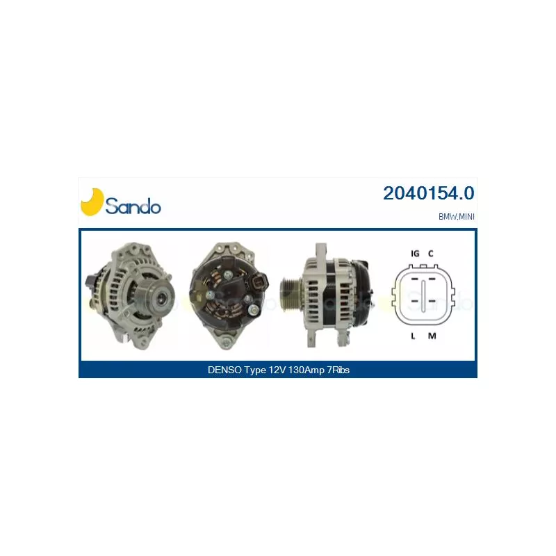 Alternateur SANDO 2040154.0