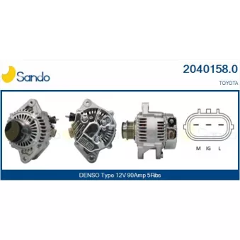Alternateur SANDO 2040158.0